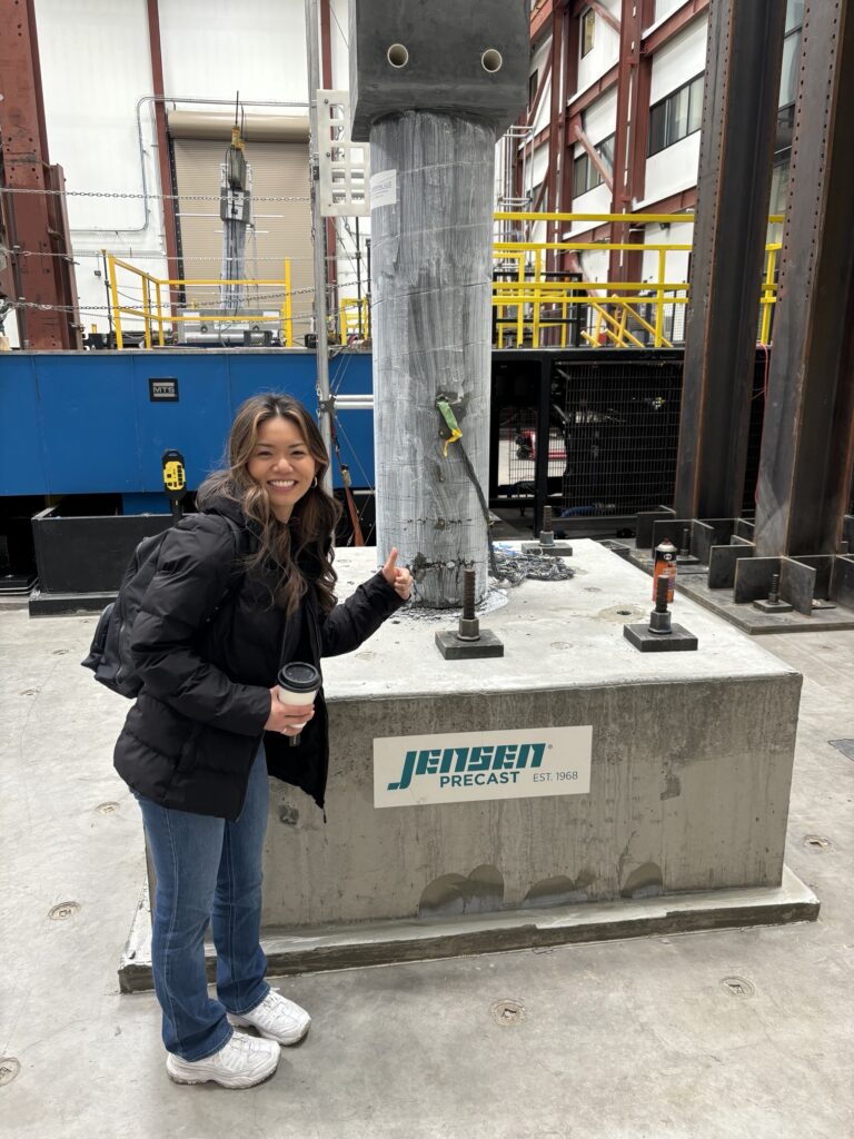 As a team member at Keller Associates, Megan visits project sites across the state. 