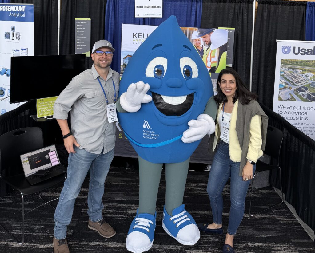 Keller Associates team members attending the 2026 AWWA PNWS Conference