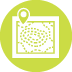 Icon of a survey pin on a map